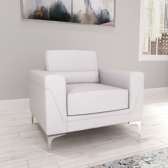 Light grey casual style affordable chair