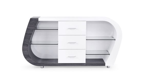 White/gray modern buffet