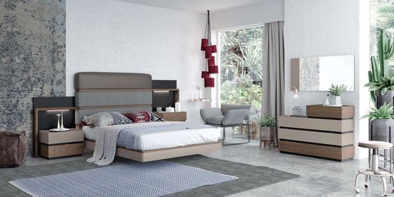 Eco leather / modern stylish Spanish-made bed