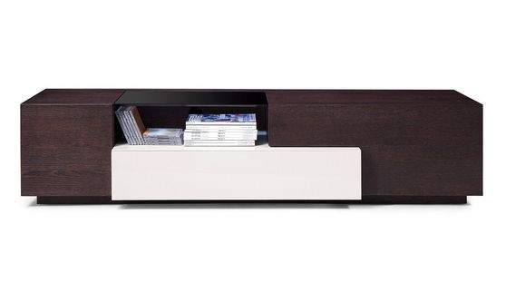Contemporary gray high gloss / gray tv stand
