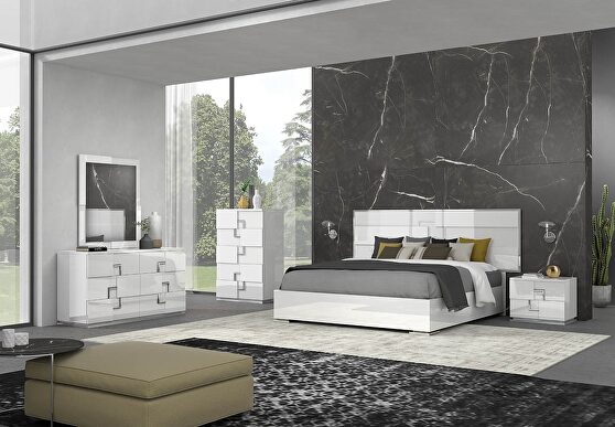 Modern Platform Queen Beds Sets, Modern Leather Bedroom Furniture Sets