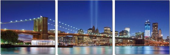 Brooklyn bridge 3pcs premium acrylic wall art