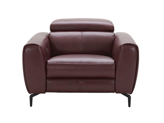 Premium Italian leather power motion chair