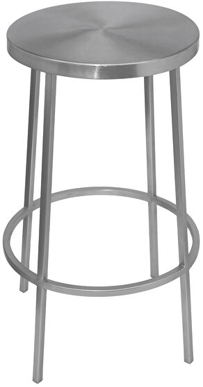 Silver elegant stylish bar stool