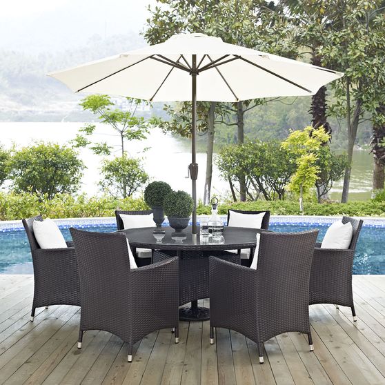 8PCS outside/patio round dining set