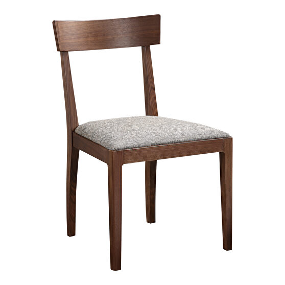 Scandinavian dining chair walnut m2