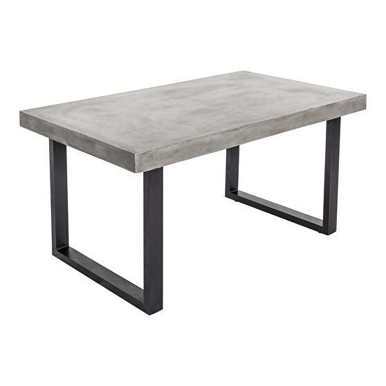 Contemporary outdoor dining table small