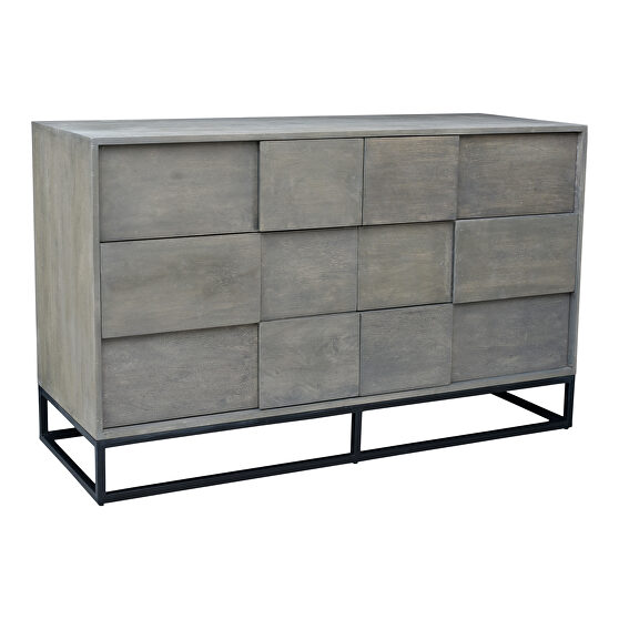 Contemporary 6 drawer dresser