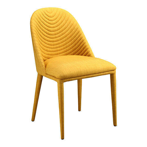 Retro dining chair yellow-m2