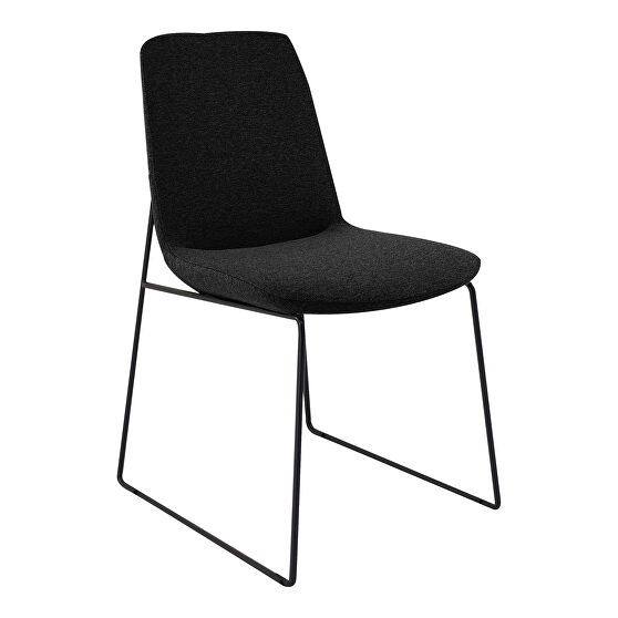 Retro dining chair black-m2