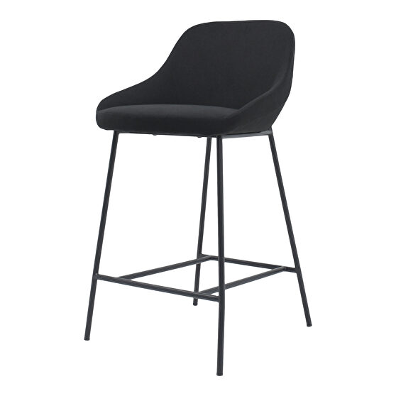 Contemporary counter stool black