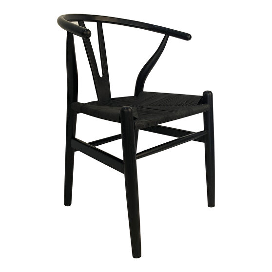 Scandinavian dining chair black-m2