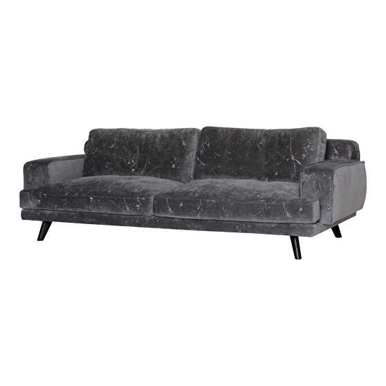 Contemporary sofa dark gray