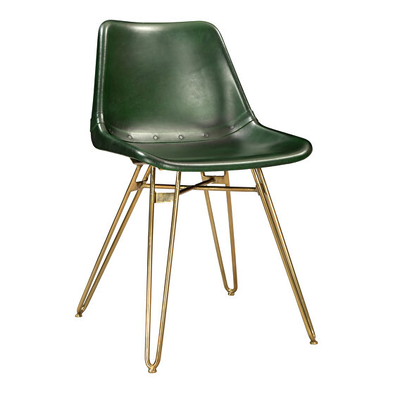 Retro dining chair green-m2