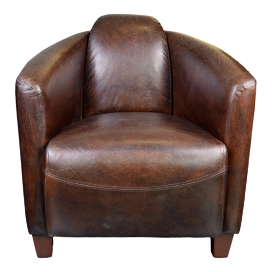 Retro club chair brown