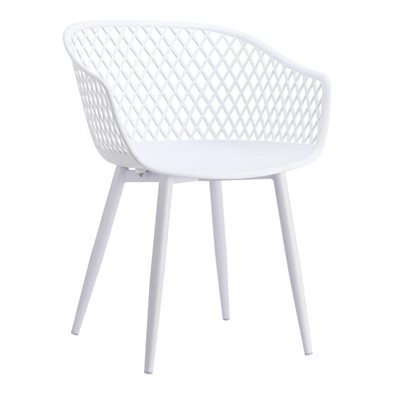Contemporary outdoor chair white-m2