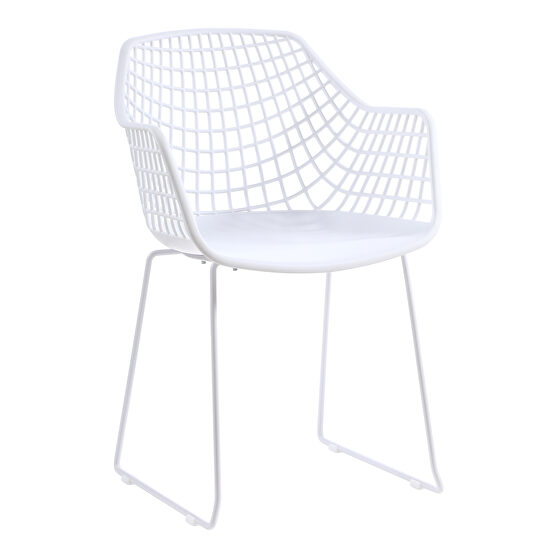 Contemporary chair white-m2