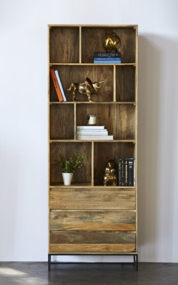 Scandinavian shelf w/drawers