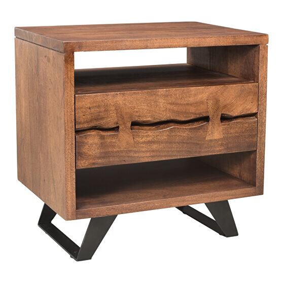 Industrial nightstand