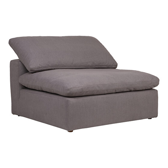 Scandinavian slipper chair livesmart fabric light gray