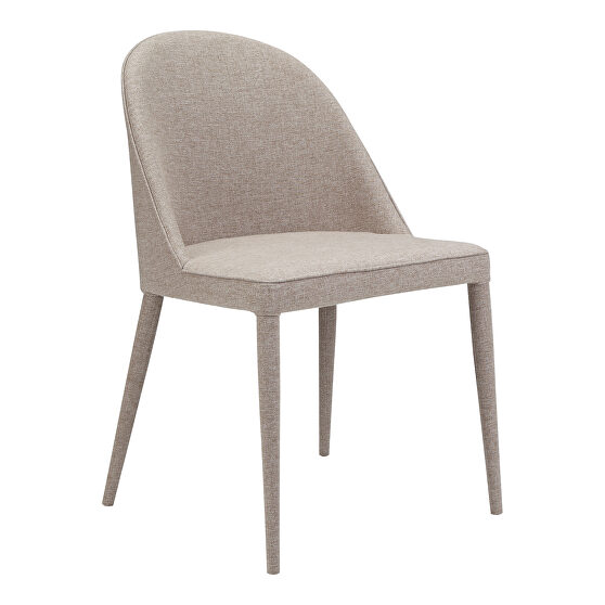Contemporary fabric dining chair light gray-m2