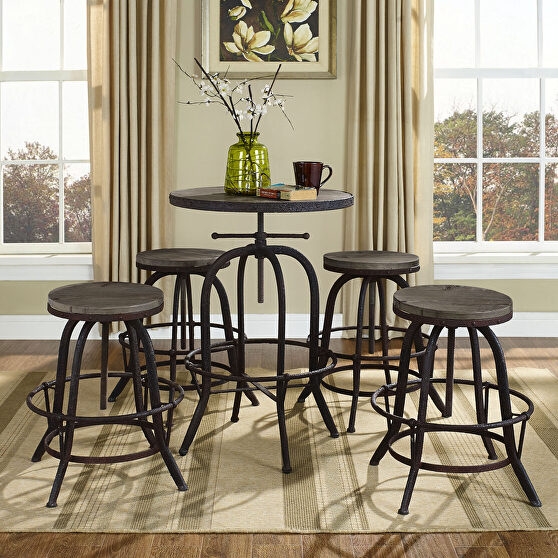 Counter Height Bar Style Dining Tables, Bar Style Kitchen Table And Chairs Set