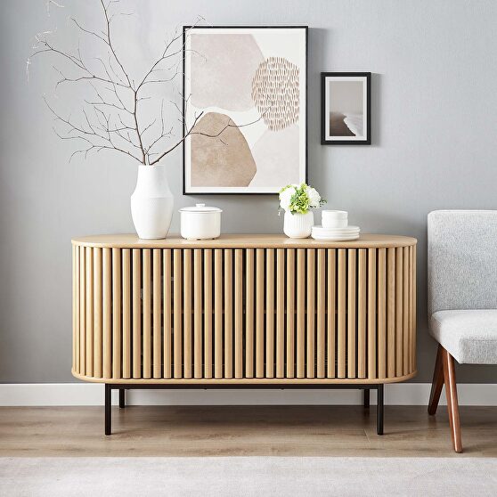 Rounded stylish sideboard / buffet / cabinet
