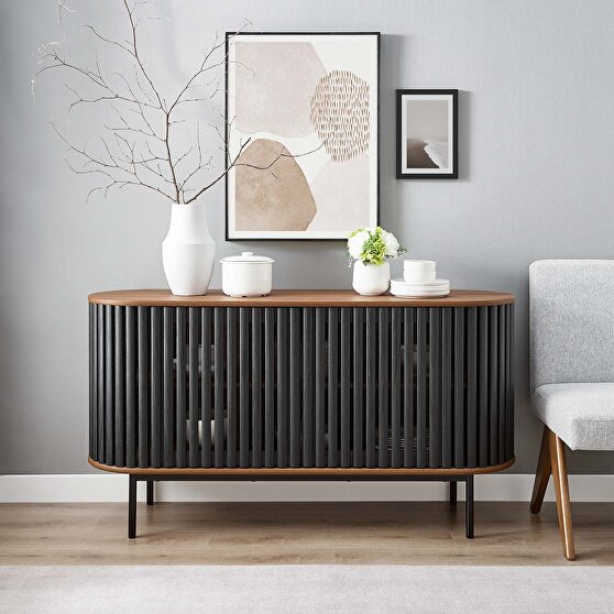 Rounded stylish sideboard / buffet / cabinet