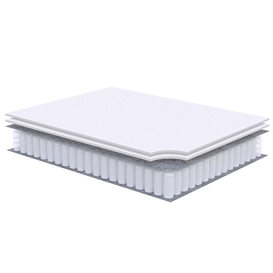 Twin innerspring mattress in white