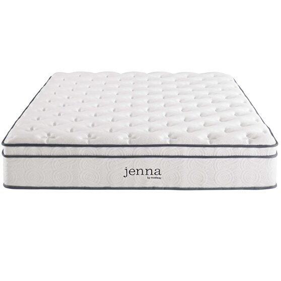 Queen innerspring mattress in white
