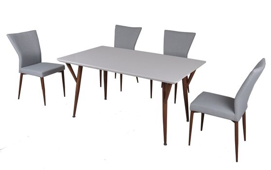 60-inch rectangular high gloss modern table