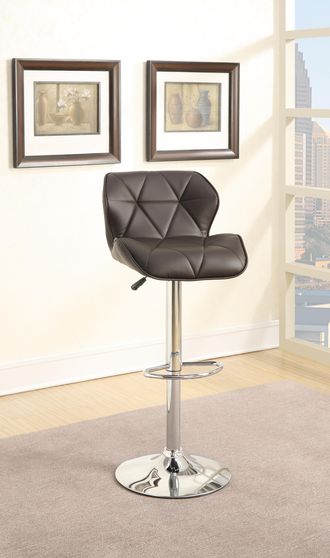 Dark brown bar stool