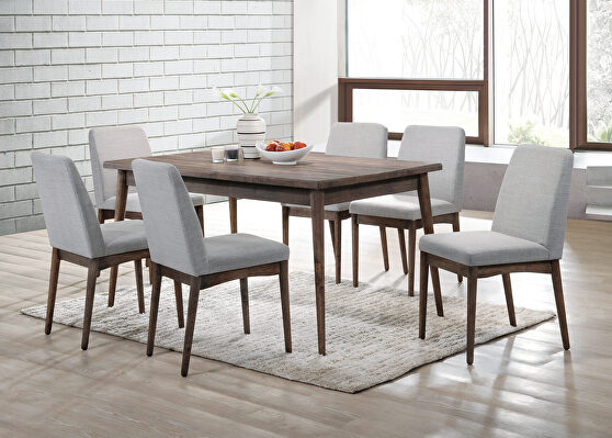 Solid wood casual style dining table