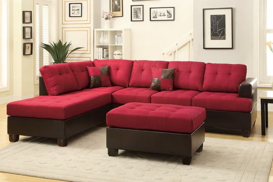 Carmine reversible casual sectional couch