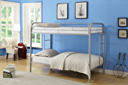 Silver twin/twin bunk bed main photo