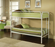 Thomas (White) White twin/twin bunk bed