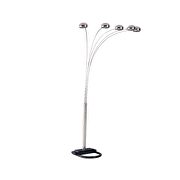 Lamp II Brushed-nickel 5 arm design arched tree floor lamp