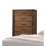 Oak chest in simple casual style