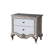 Antique champagne nightstand (2 drw)