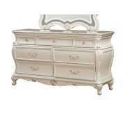 Pearl white dresser w/granite top