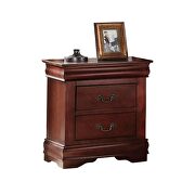 Cherry nightstand in casual style
