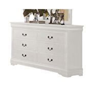 Casual style white dresser