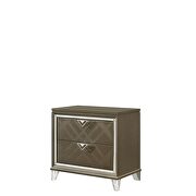 Dark champagne nightstand