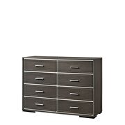 Gray oak dresser in casual size