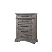 Salvaged natural wood finish contemporary chest