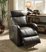 Ricardo (Dark Gray) Dark gray pu leather power recliner chair