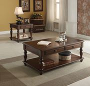 Walnut finish coffee table w/ lift top