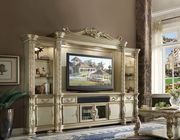 Vendome II (Gold) Gold platina traditional wall-unit w/ tv-console