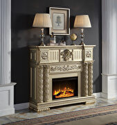 Vendom (Gold) Gold patina finish classic style fireplace