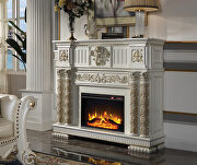 Vendom (Pearl) Antique pearl finish classic style fireplace